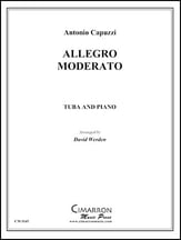 ALLEGRO MODERATO FROM CONCERTO FOR DOUBLE BASS TUBA and Piano P.O.D. cover